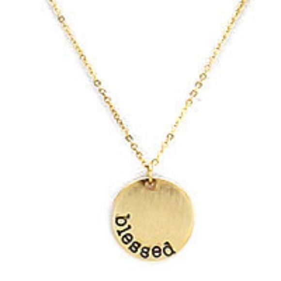 blessed Disc Pendant Necklace Gift Bag Set - Picture 4 of 7